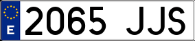 Truck License Plate